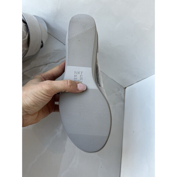 Naturalizer Womens Riviera Gray Wedge Heels Sandals Shoes Sz 11 M New - Picture 14 of 16